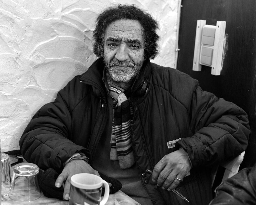 People from the neighborhood Marolles in Brussels(Belgium).