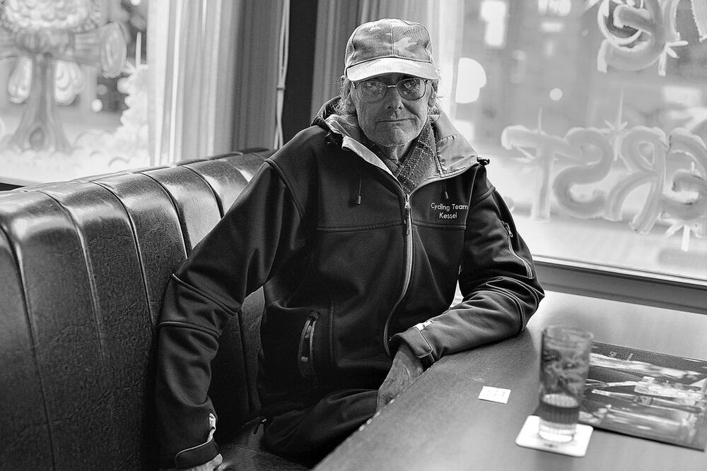 People from the neighborhood Marolles in Brussels(Belgium).