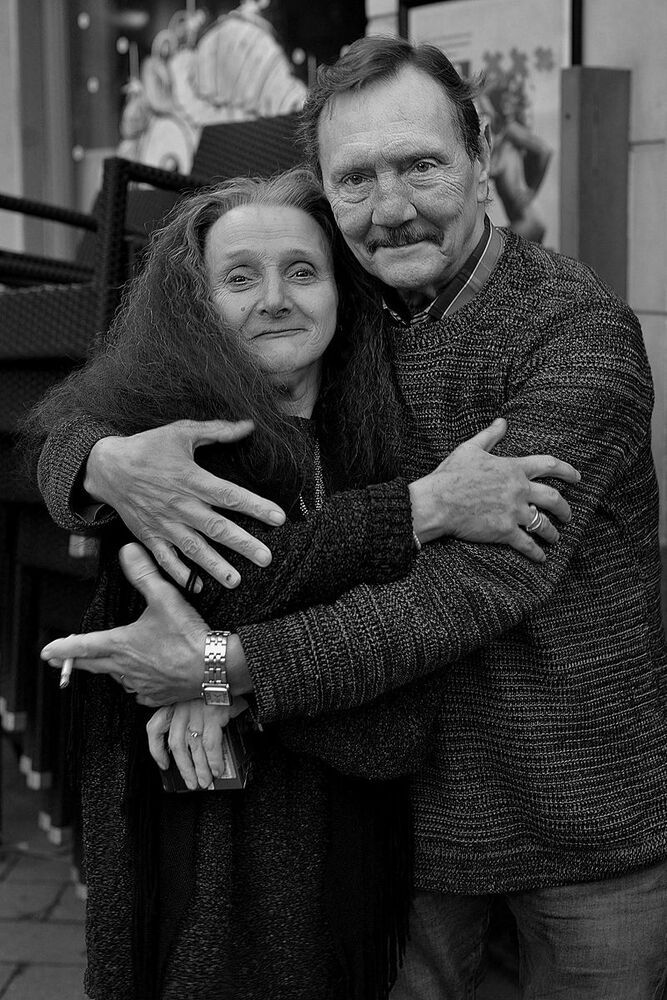 People from the neighborhood Marolles in Brussels(Belgium).
