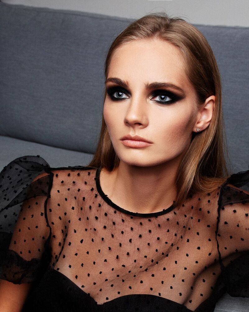 Serious blonde.