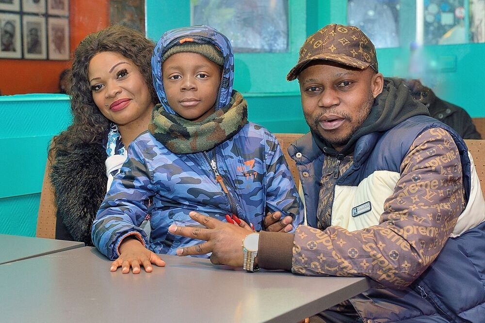 The colorful Africans of the Matong&eacute; (Brussels).