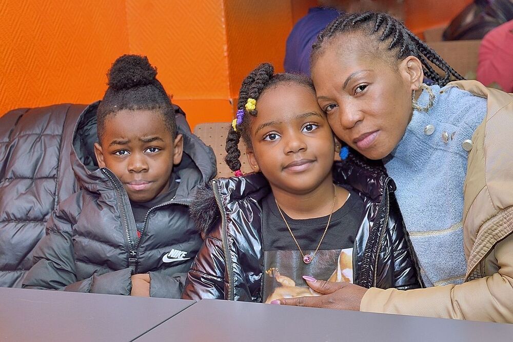 The colorful Africans of the Matong&eacute; (Brussels).