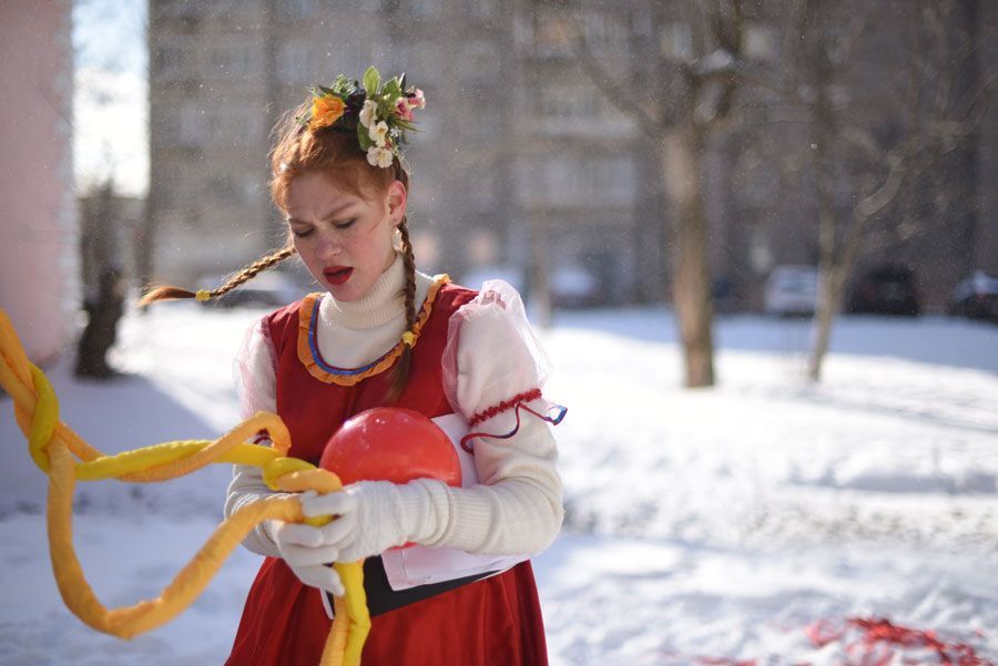 Масленица во дворе