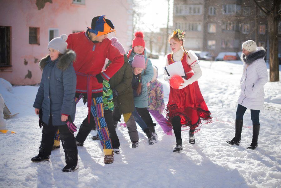 Масленица во дворе