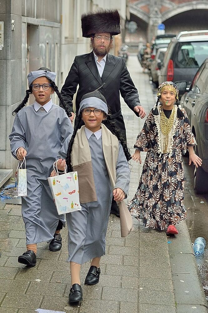 Poerim,feast of Jews(Antwerp-Belgium)