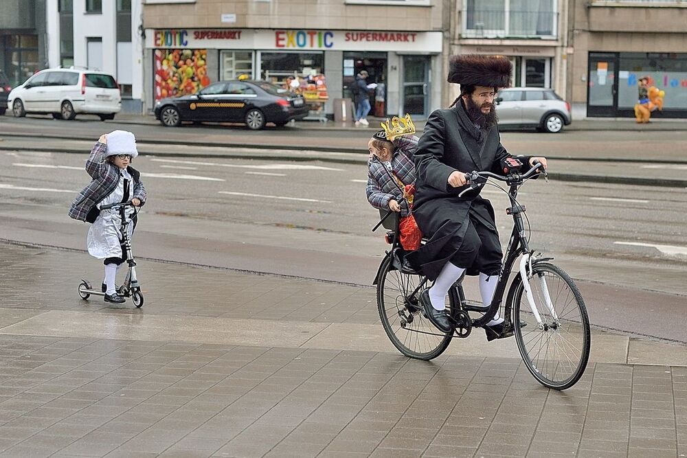 Poerim,feast of Jews(Antwerp-Belgium).Part 2.