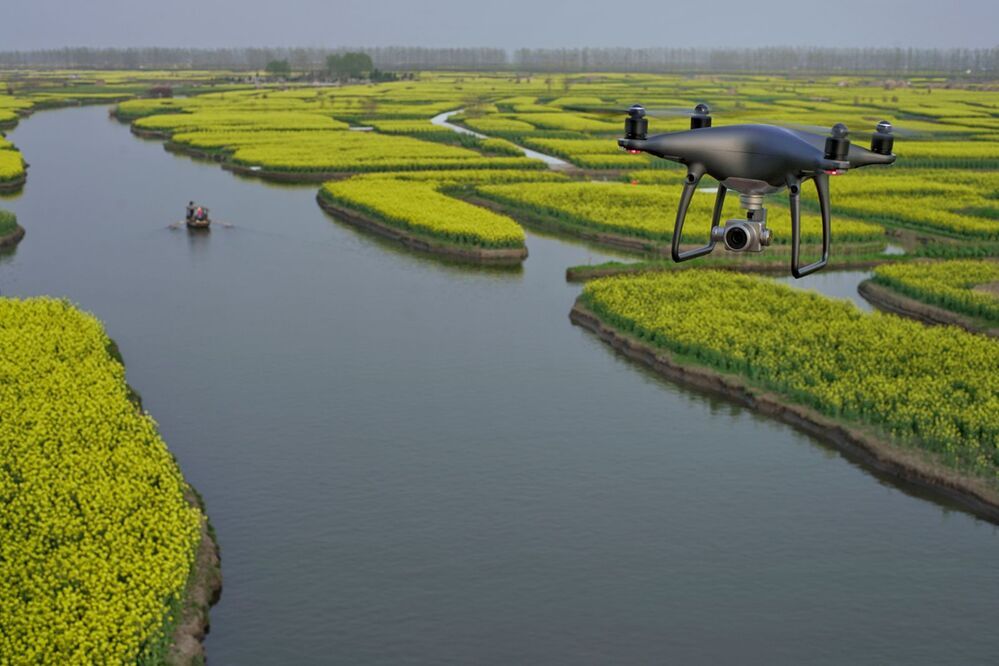 DJI Phantom in south china