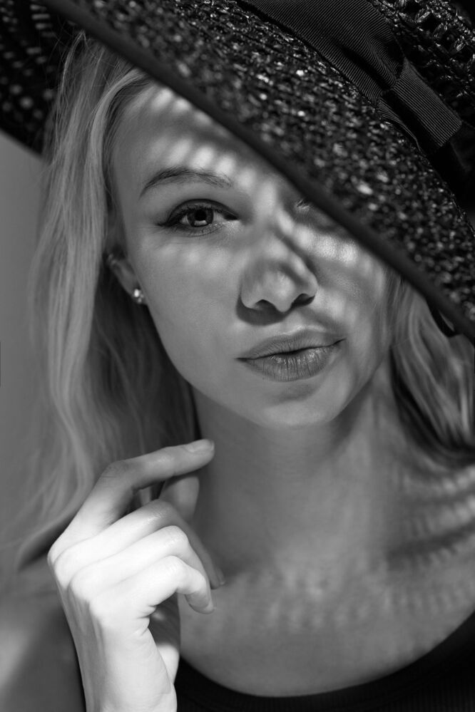 Light portrait.