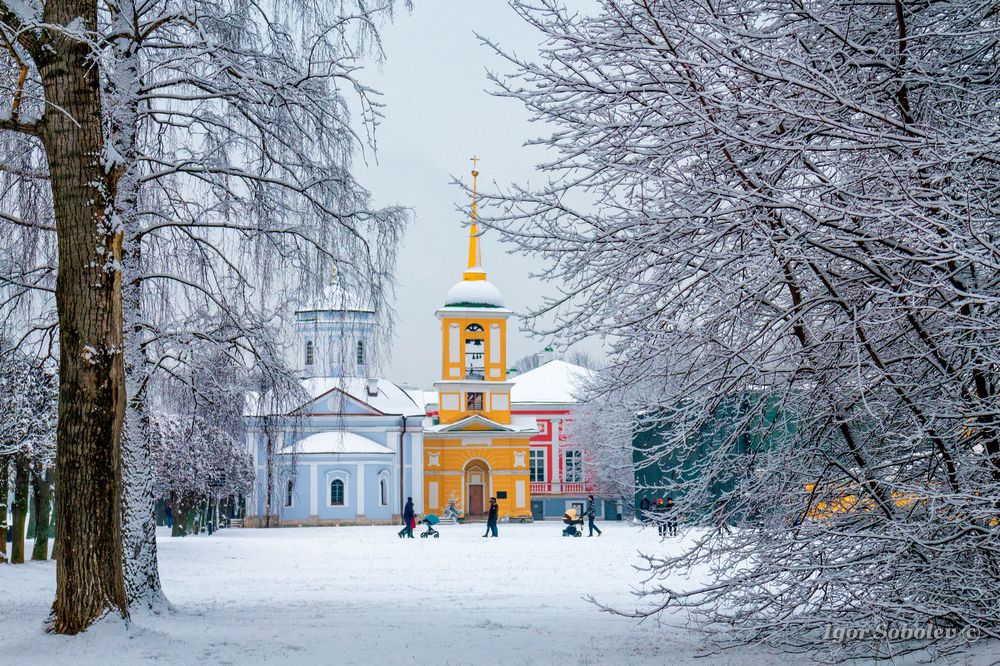 Зима в Кусково