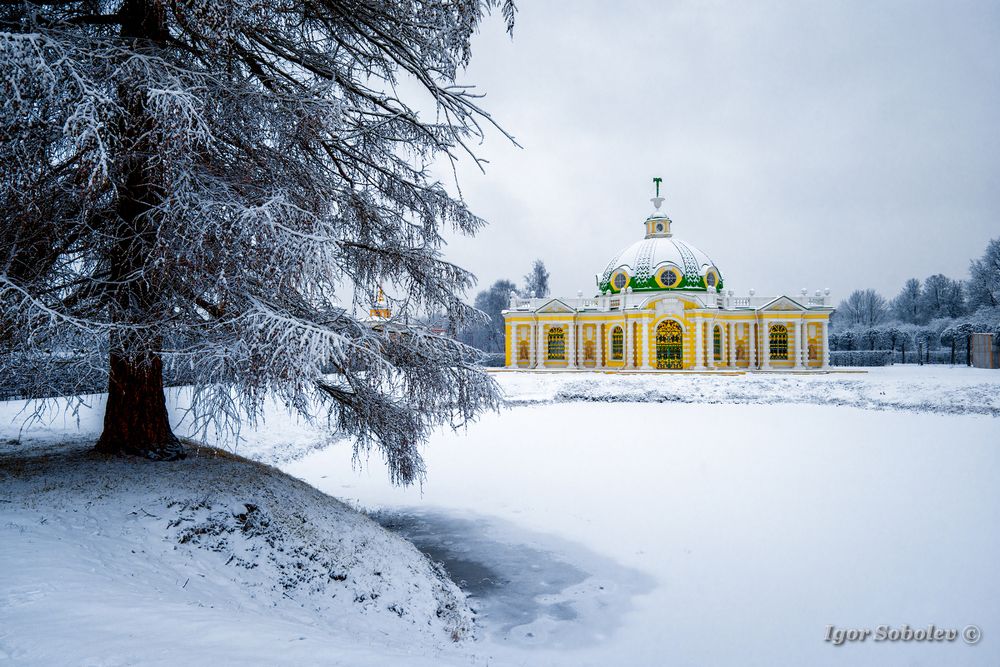 Зима в Кусково