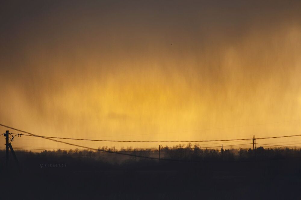 One rainy evening