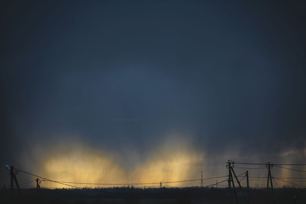 One rainy evening