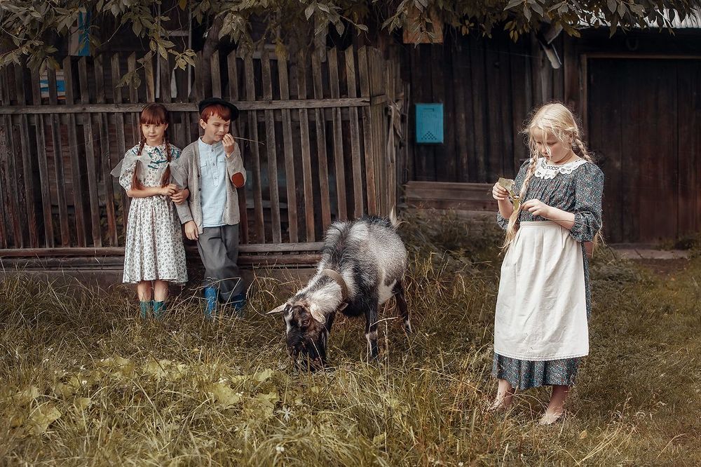 Как хорошо в деревне летом.