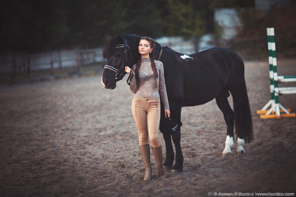 Julia and the horse