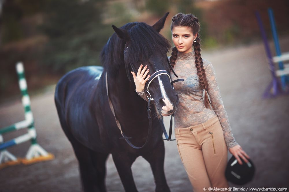 Julia and the horse