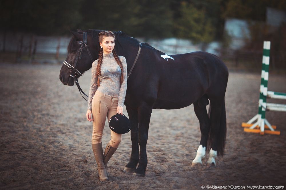 Julia and the horse