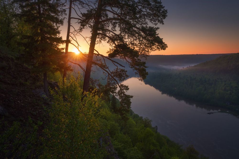 Рассвет на Красных скалах
