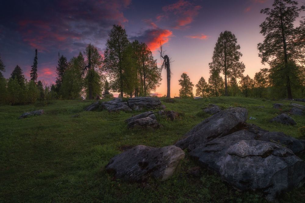 Рассвет на Красных скалах