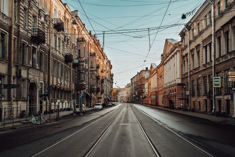Утро в Петербурге 