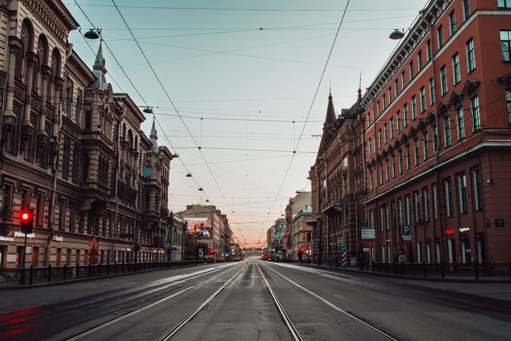 Утро в Петербурге 