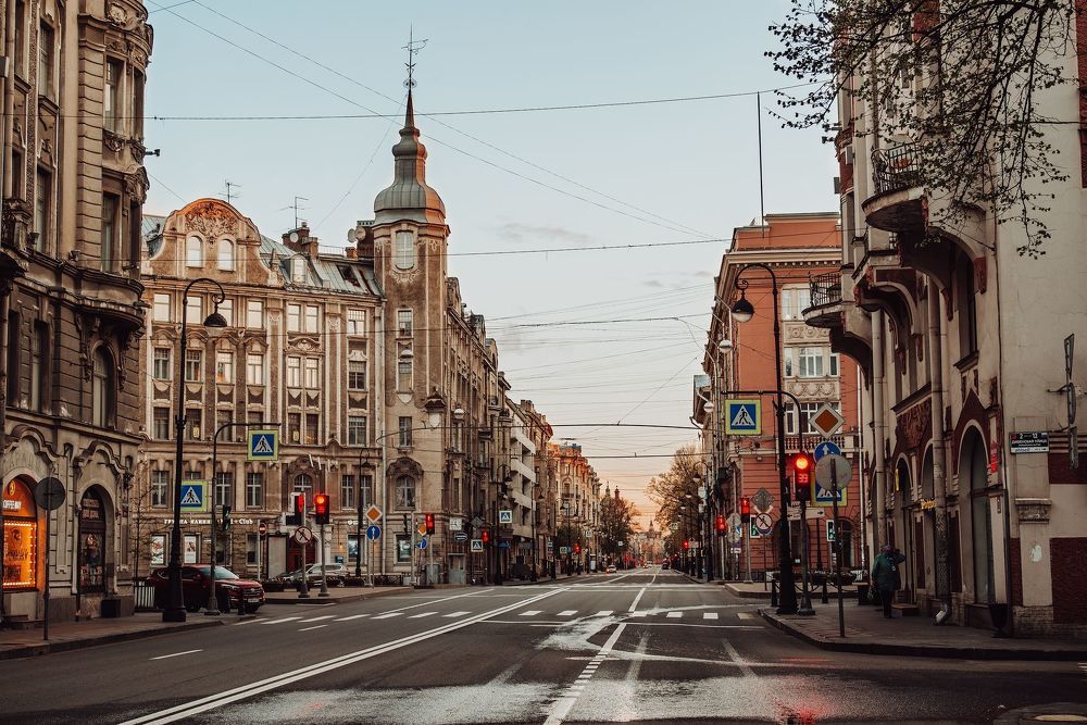 Утро в Петербурге 