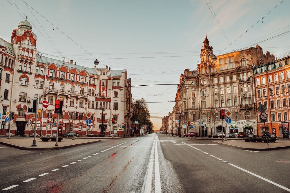 Утро в Петербурге 