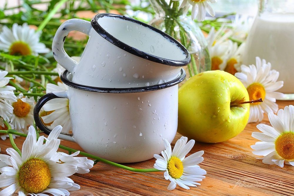 Шарлотка с молоком