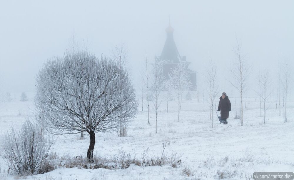Омская зима