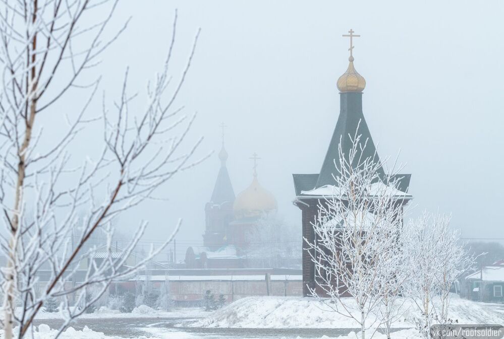 Омская зима