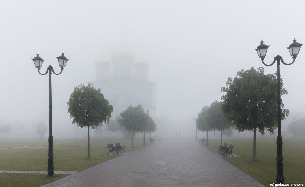 Туман в Тульском Кремле