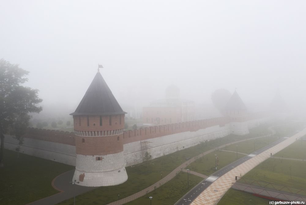 Туман в Тульском Кремле