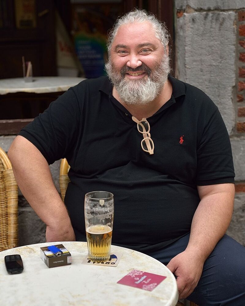 In the pubs of Li&egrave;ge(Belgium).