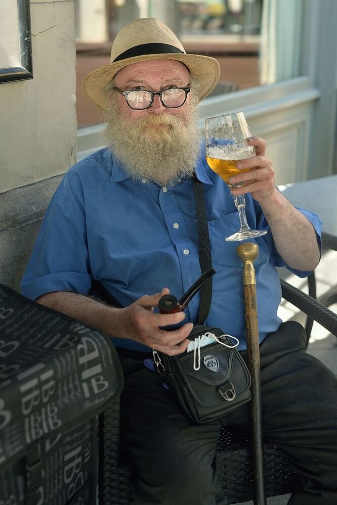 In the pubs of Li&egrave;ge(Belgium).