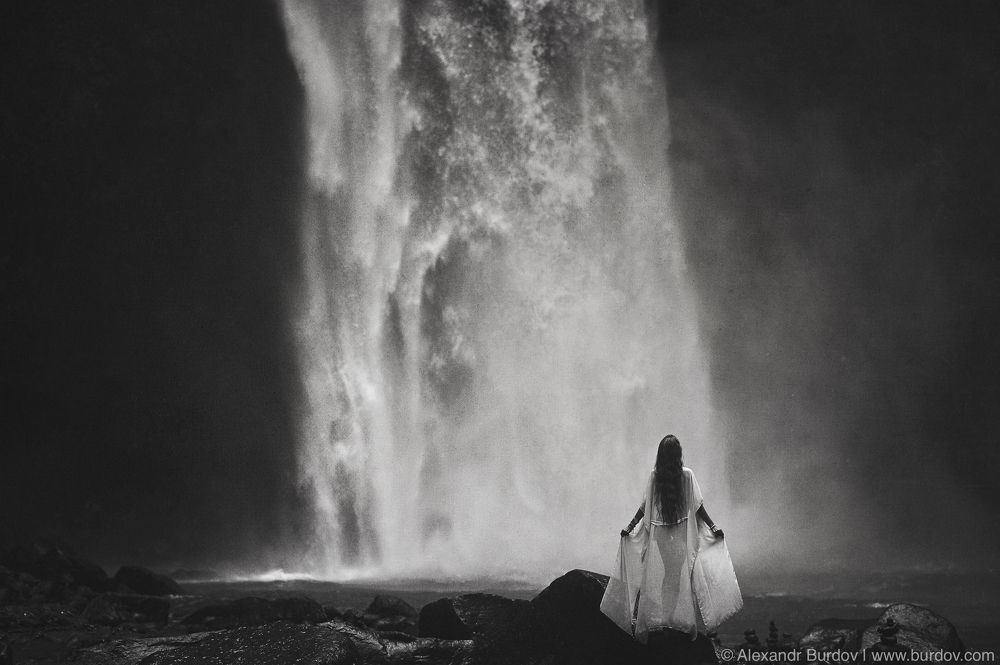 Natali. Waterfall
