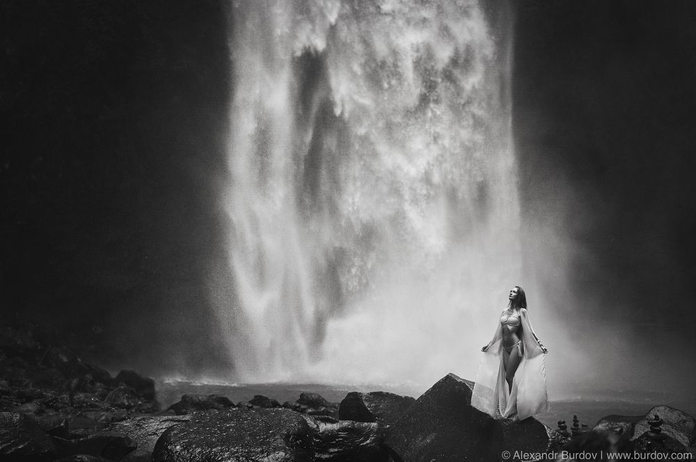 Natali. Waterfall