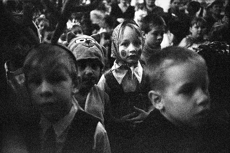 Новогодний утренник в сельской школе