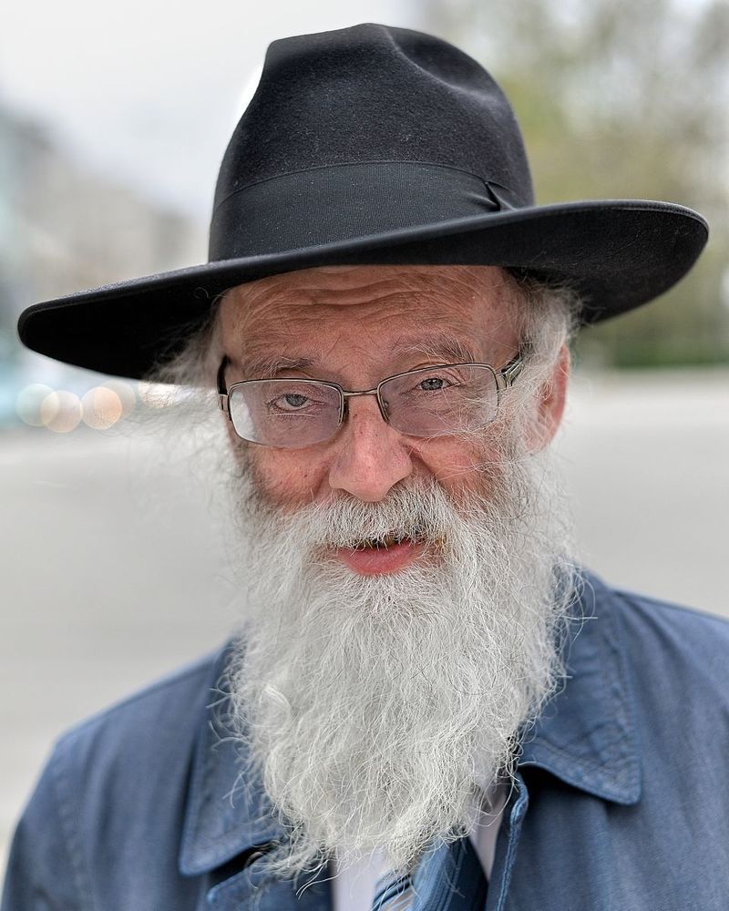 Portraits of hasidic Jews.
