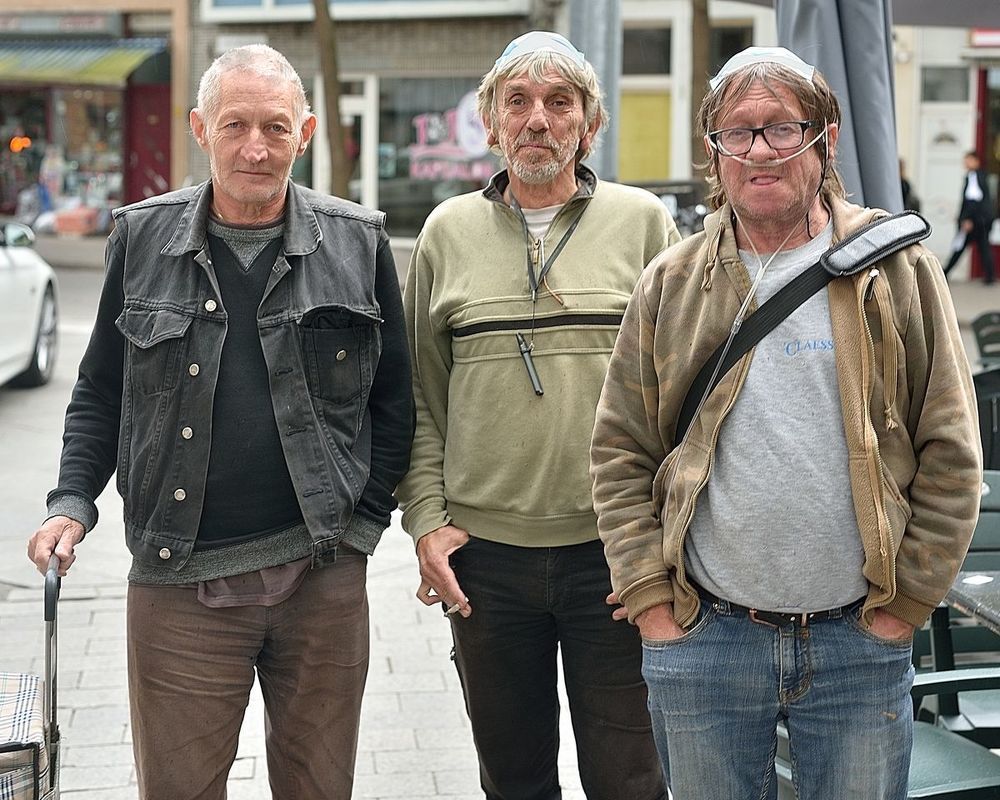 Portraits from people of Antwerp(Belgium).