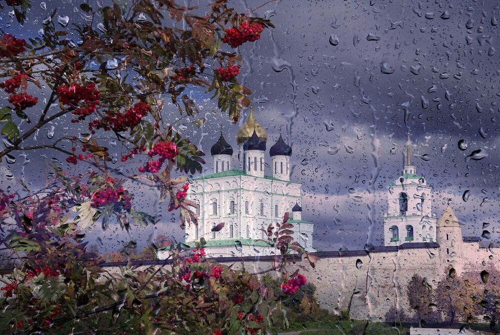 Дождь за окном.