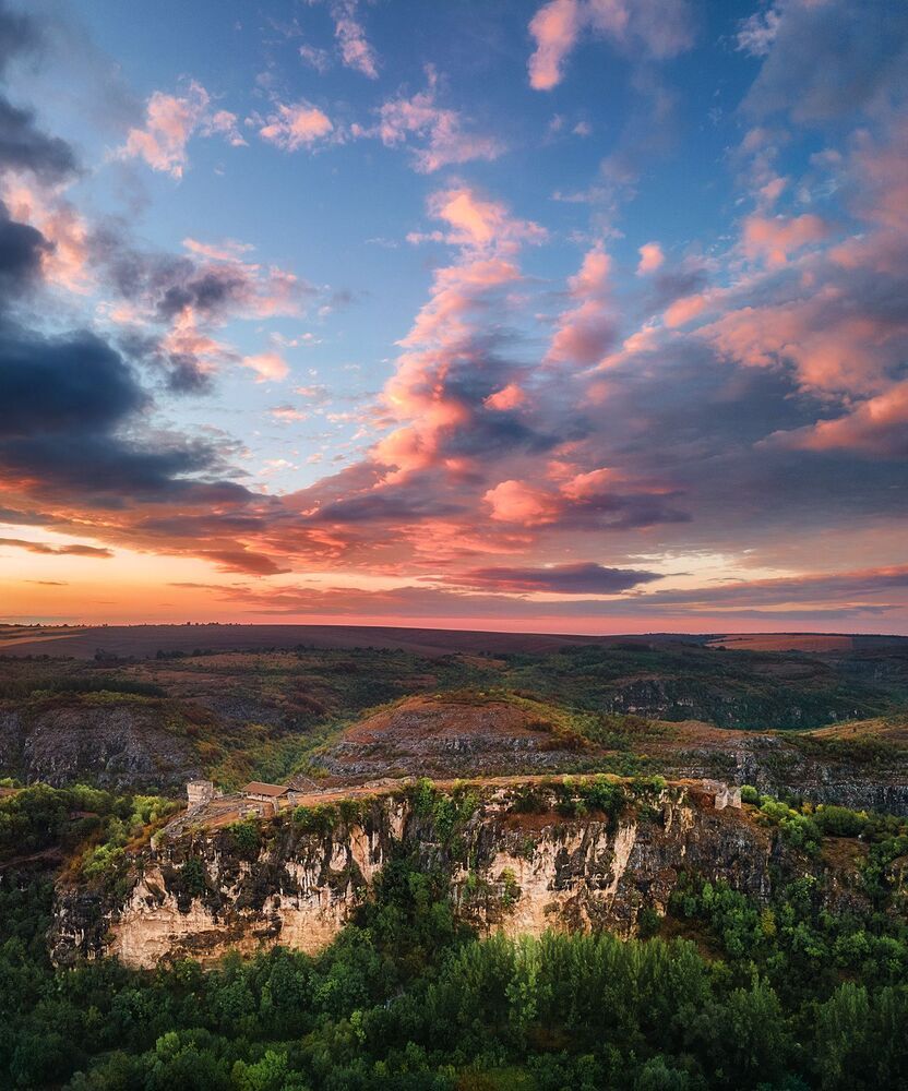 Medieval sunset