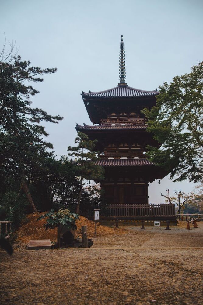 Pagoda in Sankeien garden
