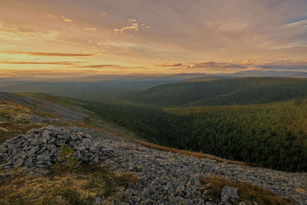 По раскрашенной земле