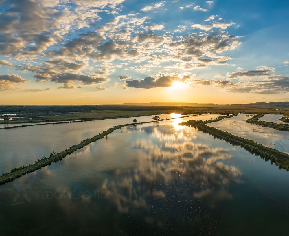 Водные поля Ставрополья.