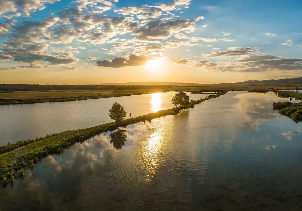 Водные поля Ставрополья.