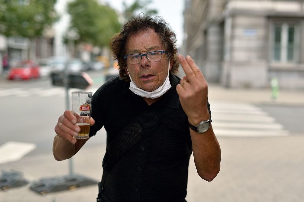 The pub visitors of Antwerp.
