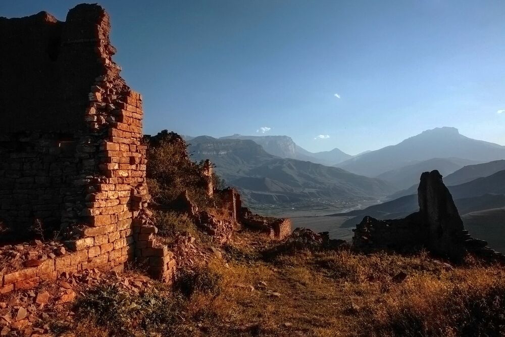 Развалины старого аула..