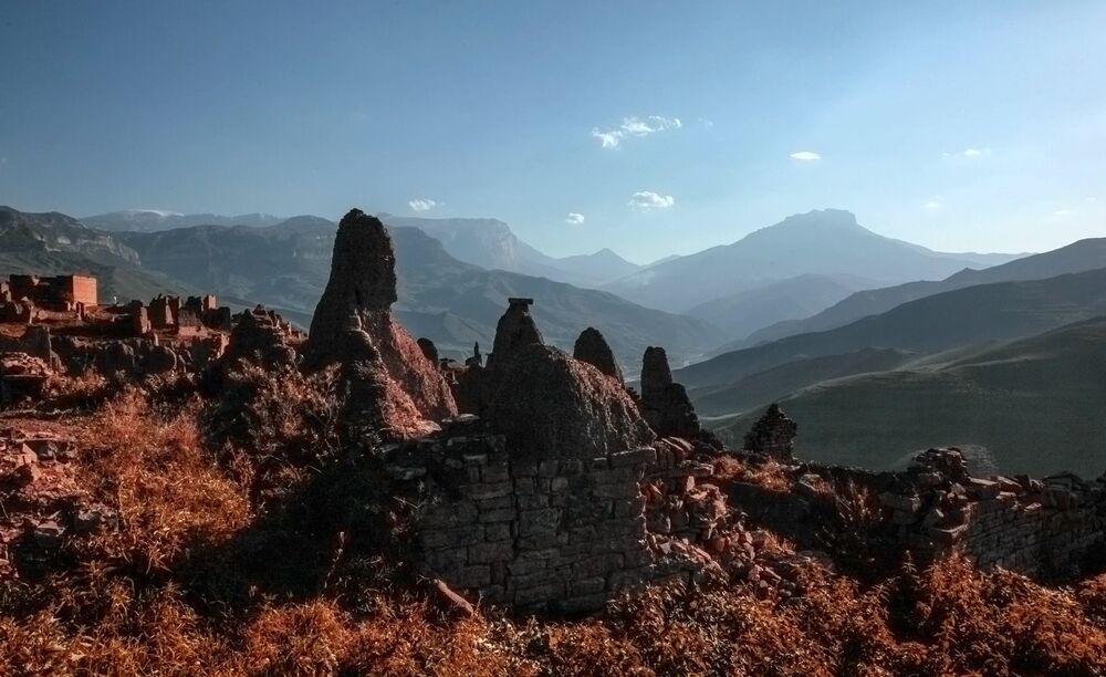 Развалины старого аула..