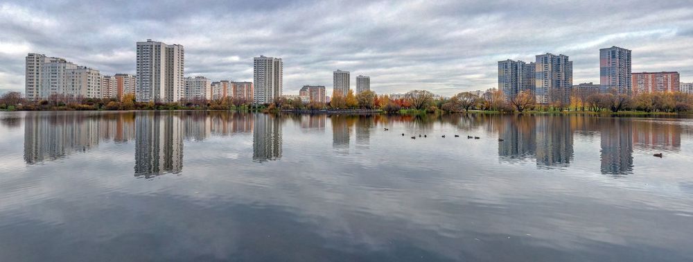 Утром в парке Южного Бутово