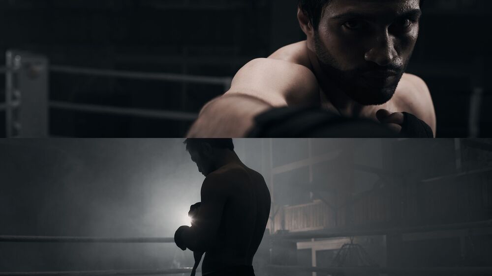 Boxing, professional fighter