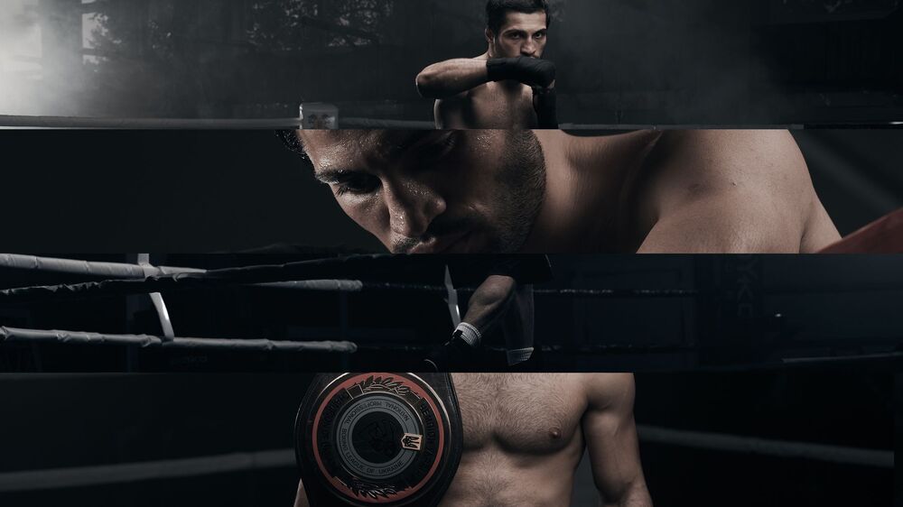 Boxing, professional fighter